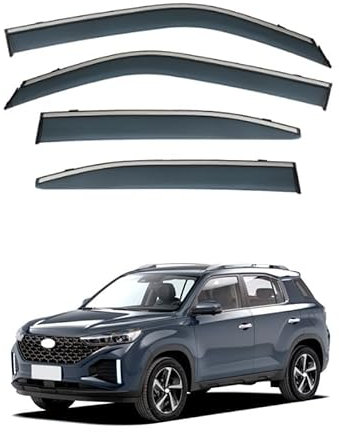 XYXLZZRS 4 Stück Auto Windabweiser, für Hyundai IX35 MK2-NU 2018+ die Fahrer und Beifahrerseite Windabweiser Dekoration Zubehör