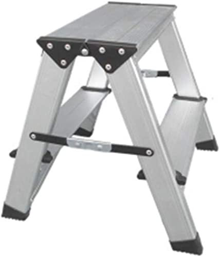SJFJJKD Tritthocker, verdickter Aluminium-Fußhocker, klappbarer Trittleiter, Hocker, Treppenstuhl, Zuhause und Küche (Größe: #1) Friendship Years