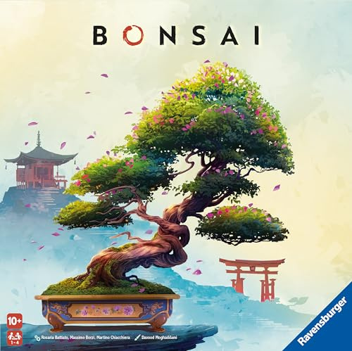 Ravensburger - Bonsai - Brett- und Kachelplatzierungsspiel - Familienfreundlich - 1 bis 4 Spieler ab 10 Jahren - Gemischt - 24777 - Französisch
