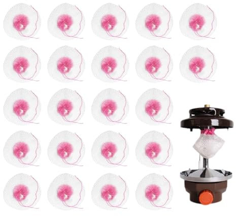 ZHYUAN 22 Stück Petroleumlampe Docht Mesh, Glühstrümpfe für Gaslaterne,Glühstrumpf Gaslampe, Gaslampe Glühstrumpf, Glühstrumpf, Gaslaterne Mäntel,Lampe Gluehstrumpf, für Camping, Reisen