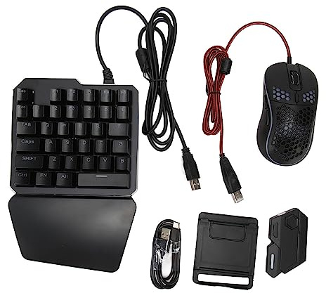Denash Drahtloses -Tastatur -Maus Konverter Praktisches Kit für PUBG Mobile, Kostenloses Feuer, Schnelles Ladespielzubehör für Benutzer