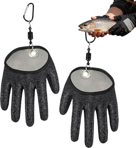 Générique Fischerhandschuhe, Fäustlinge, für den Außenbereich, Anti-Ponction, Schnittschutz | Sicherheitshandschuhe für Küche mit Haken – für Austernöffnung, Mandoline, Schneiden von Fleisch, Kajak