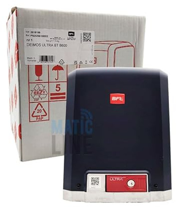 BFT DEIMOS ULTRA BT B600 MOTORE OPERATORE 24V PER CANCELLO SCORREVOLE PESO 600 Kg 2618199