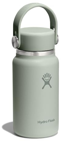 Hydro Flask – Micro Hydro™ 200 ml (6.7 oz) | Auslaufsichere Mini-Flasche mit abnehmbarer FlexClip™ Trageschlaufe – Kalt 20 Std., heiß 7 Std. – Agave