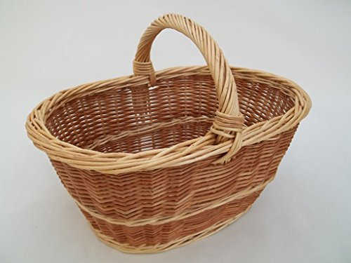 Einkaufskorb,Hilfarther Korb aus Weide, deutsche Herstellung