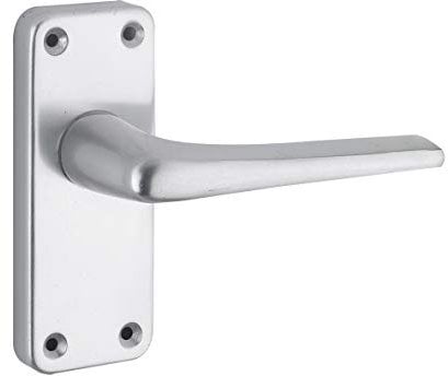 ZCA22SA Contract Aluminium Lever On Latch Backplate SAA From The Door Handle Store