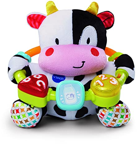 Vtech Little Friendlies 166003 Jouet éducatif et sensoriel pour bébé avec Musique et lumière pour bébés et Tout-Petits à partir de 3 Mois Version Anglaise