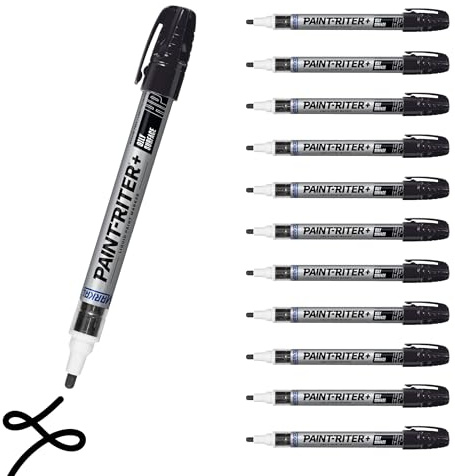 Markal 96963 Serie HP, Rundspitze, 2 – 4 mm, schwarz (Pack 12)