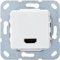 Gira 566903 HDMI Gender Changer Einsatz, reinweiß
