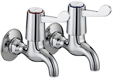 Bristan VAL BIB C 6 CD Value Lever Bib Kitchen Sink Taps with 6 (152mm) Levers, Chrome