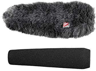 Rycote 055208 - Revestimiento de espuma y protector de viento para micrófonos SGM (tamaño estándar, 18 cm)