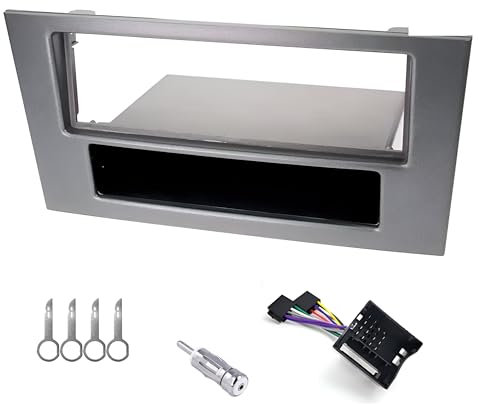 Sound-Way Kit Montaje Autoradio, Marco 1 DIN, Compatible con Ford Mondeo 2003-2007