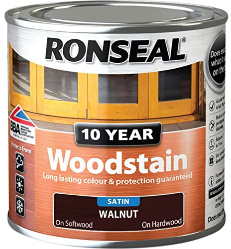Ronseal 10 Year Woodstain Walnut 250ml