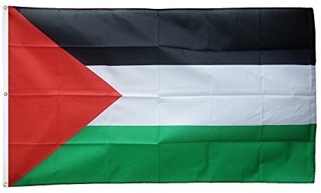 Fahne/Flagge Palästina - 150 x 250 cm + gratis Sticker, XXL-Fahne von Flaggenfritze®