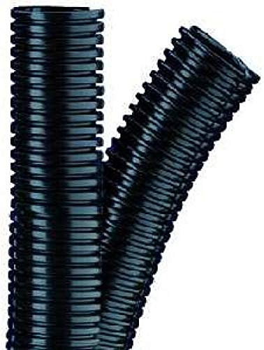 Flexa ROHRflex-Duo PP Vollkunststoff-Wellschlauch, schwarz, AD34,5 (0270032026), 25 m