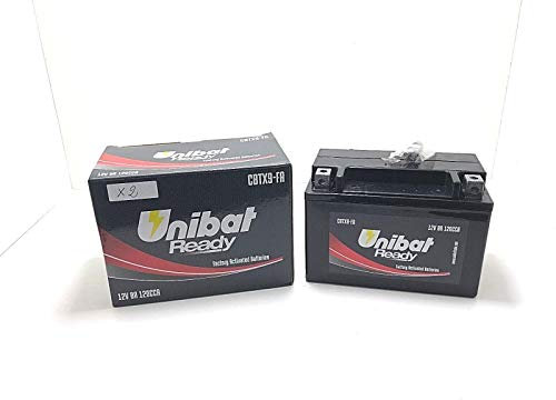 Batteria Moto Pronta all'Uso UNIBAT READY CBTX9-FA GSR 600