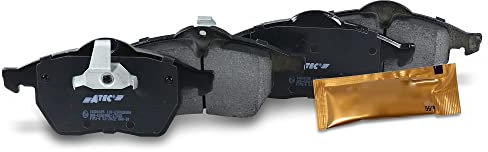 BESTPRICE Bremsbelagsatz Vorderachse, Bremsbeläge Bremsklötze vorne, 4 Stück, Kompatibel mit OPEL CALIBRA A (C89), VECTRA B, SAAB 9-3 (YS3D), 9-3 Cabrio (YS3D),
