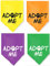 Adopt Me Hundehalstuch, 4 Stück