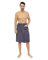 PURFUN Herren Jungen Weiche tragbare Badetücher weich verstellbar hohe Hydroskopizität Bad Pool Strand Spa Badetücher Umwickeln Handtuch mit elastischem Band Casual One Size grau