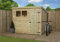Empire 1500 Pent Garden Shed 7X5 SHIPLAP T&G GARDEN SHED 2 WINDOWS DOOR RIGHT