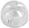 DL-pro Lampenabdeckung 50mmØ für AEG Electrolux 125846203/3 1258462033 Abdeckung Lampenkalotte Kalotte für Trockner Waschtrocker Wäschetrockner