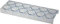 Piebert 12er Eierhalter 21725 (28x9,8x2,4cm) universell für den Kühlschrank