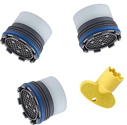 KIT TRE PEZZI AERATORE + CHIAVE PER RUBINETTO A SCOMPARSA 16 x 1 M ROMPIGETTO FILTRO FILTRINO (Conf. 4 Pz.)