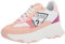 Guess Calebb3, Scarpe da Ginnastica Donna, Bianco Rosa Multi, 37 EU