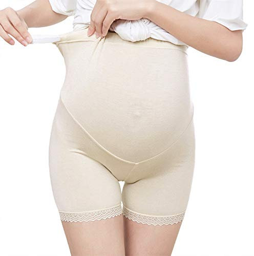 Trailrest Culotte Ajustable Short élastique de Grossesse Maternité Vêtements été Femme Culotte Gainante maternité Enceinte Culotte de Grossesse Femme (Kaki,XL)