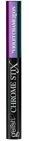 Gelish Chrome Stix, Chrome Nail Powder, Nail Art for Stunning Metallic Finish, Long-Lasting, Easy Application, Perfect for Professional and At-Home Use (Violet Chameleon, 0.5g)