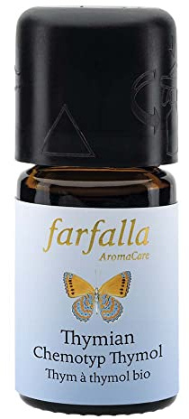 FARFALLA Thymian, Chemotyp Thymol, bio, Grand Cru, 5ml (1er Pack)