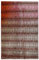 Wecon Home Moderner Esprit Kurzflor Teppich für Wohnzimmer, Flur, Schlafzimmer und Kinderzimmer - Ocean View (120 x 170 cm, grau pink orange)