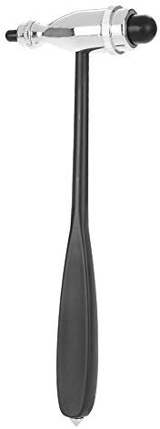 Neurologischer Reflexhammer, Neuro Reflexhammer mit Doppel Kunststoffkopf, Medizinischer neurologischer Hammer Humanisierter diagnostischer Percussion Muskel Reflexhammer Gesundheitsversorgung