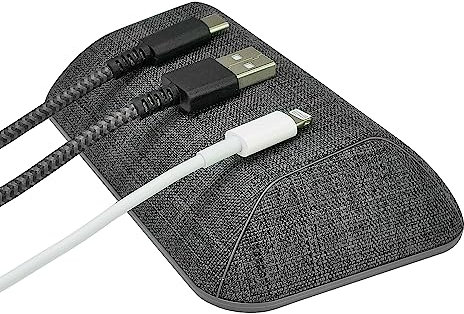 Smartish Magnetischer Kabelhalter – Größerer Kabel-Wangler-Organizer mit Magnet-Clips für Ladegerät-Verwaltung auf Schreibtisch, Nachttisch, Beistelltisch – Strumpffüller, weißer Elefant, Geschenk –