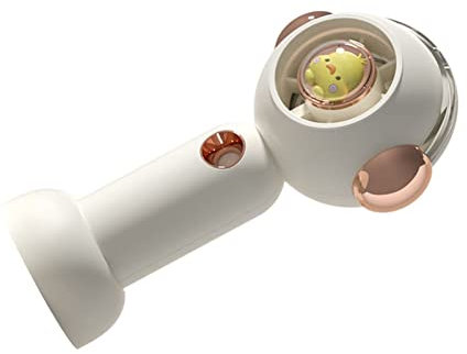 zottel Mini Ventilatore Portatile, Ventilatore Nebulizzatore Portatile Ricaricabile USB per Interni (Bianco)