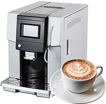 200W Commercial Automatic Bean to Cup Coffee Machine, Espresso Cappuccino Maker, with Independent Milk Froth System, CE/FCC/CCC/PSE