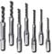Square Hole Drill Bit Sets, Woodworking HSS Wood Mortising Chisel Countersink Bits Hole Mortise Drill Bit Set for Carpenter, 6.4mm/8mm/9.5mm/10mm/11mm/12.7mm/14mm/16mm (7PCS)