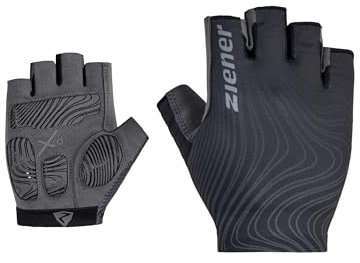 Ziener Herren Clem Fahrrad/Mountainbike/Radsport-Handschuhe | Kurzfinger - atmungsaktiv,dämpfend, Black, 9,5