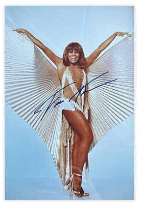 NWGACS Tina Turner Autograph 4 Canvas Poster Wall Art Decor Print Picture Paintings for Living Room Bedroom Decoration Unframe-style 12x18inch(30x45cm)