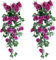 comvastars 2er-Pack künstliche Hängepflanzen mit violetten Rosen, Wanddekoration für Zuhause, Garten, Hängedekoration, Hochzeitsbogen, Party