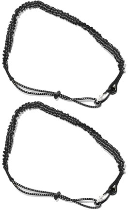 2pcs Nylon Tool Tether Lanyard With Buckle Strap Safety Bungee Tether Tool Lanyard Retractable Bungee Cord Tool Leash Dynamics Tool Tether Lanyard With Carabiner Attachment Lightweight And Portable