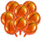 Luftballons Basketball, 12 Stück Folienballons Basketball, 45cm Ballon Basketball, Basketball Deko, Basketball Zubehör für Junge Kinder Geburtstag Sport Party Dekoration