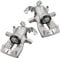 GEAREVER 542096 Bremssattel Kompatibel mit für für Opel Astra G Astra H Astra Klasseic Combo Tour Meriva B Großraumlimousine Zafira A 93186062 5542465