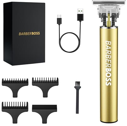 Barberboss Haarschneidemaschine Herren, Schnurloser Bartschneider Herren, Präzisionstrimmer, Herrenpflegeset, Haarschneidemaschine, Fellpflegeset für Männer