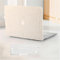 BYCeKe Compatible with MacBook Pro 14 inch Case 2024-2021 M4 M3 M2 M1 A3112 A3185 A3401 A2918 A2992 A2779 A2442,Fluffy Fuzzy Plush Faux Fur Cream Leather Hard Shell&Keyboard Cover for Mac Pro 14,Beige