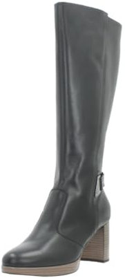 NeroGiardini E411740D Guanto Nero Stivali Eleganti per Donna in Pelle con Tacco Alto (Taglia 40)