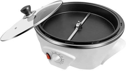 1200 W Tostador Torrefactor Café Tostador Grano Cafecomercial Acero Inoxidable Tostador Café Temperatura Ajustable para Hornear Cacahuetes, Semillas Melón, Semillas de Soja, Granos Café Crudos