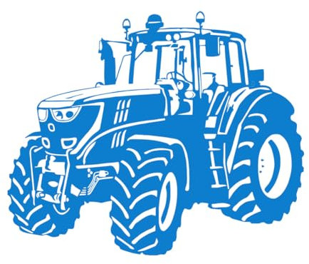 Wandaufkleber „Bauernhof fahrender Traktor“, für Kinderzimmer, Cartoon-Traktor, LKW, Auto, Fahrzeug, Wandtattoo, Spielzimmer, Heimdekoration, groß – 58 x 71 cm