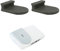 3Drive - 2X Support Telepeage Pare Brise - Voiture ou Moto Support avec Adhésif, Compatible avec Kapsch TS3203 - Gris
