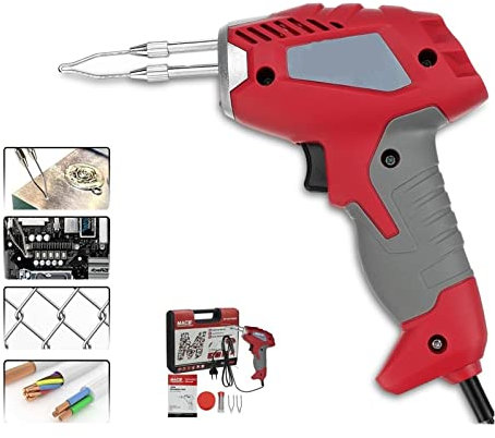 Pistola de soldadura de 180W, soldador eléctrico térmico rápido, alambres de hierro de cobre de alta potencia de grado Industrial, herramientas de soldadura con luz LED,Herramientas Mecanico